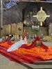 Paalse bedevaarders in Lourdes