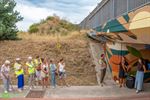 Fietstunnel wordt kleurrijke toegangspoort