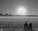 Guido houdt de eclips in het vizier