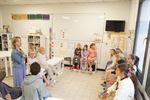 Rode loper voor kinderen Ondersteboven