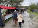 Mjnhappening in de regen