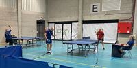 Vol huis en spannende duels bij tafeltennisclub