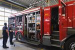 Okra Koersel bezocht brandweer