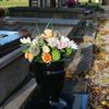 Mooie herfstkleuren op de begraafplaatsen