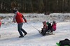 Winterplezier op de gemeentevijver