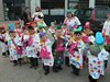 Massa volk op Boseind