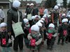 Massa volk op Boseind