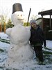 De sneeuwman van Manou en Jasper