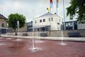 De nieuwe fontein doet het