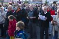 Veel sfeer tijdens het zingen voor het klimaat