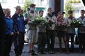 Laatste Fakkelestafette aan het stadhuis