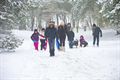 Sneeuwpret in de Sahara