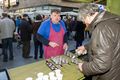 De nieuwjaarsborrel van de marktkramers