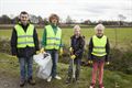 Zwerfvuil rapen voor de verenigingskas