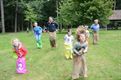 Kinderen spelen in Pijnven op de Knal-dag