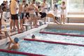 Ambiance in het zwembad voor kampioenschappen