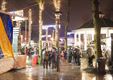 Een natte nieuwjaarsdrink op het Marktplein