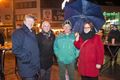 Een natte nieuwjaarsdrink op het Marktplein