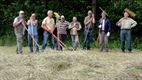 Onverwacht bezoek in de vloeiweiden