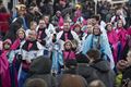 Toch volk voor carnavalstoet ondanks regen