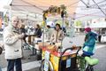 Veel fietsers op de markt