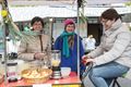 Veel fietsers op de markt