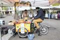 Veel fietsers op de markt