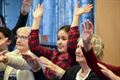 Kinderen De Horizon zingen en dansen in Sporenpark