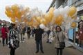 Ballonnen met gratis vliegtickets bestormd