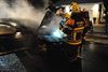 Bentley uitgebrand in de Molenstraat