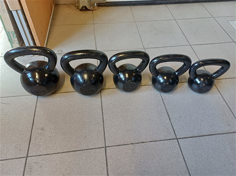 Kettlebells Set (8 tot 20 kg)