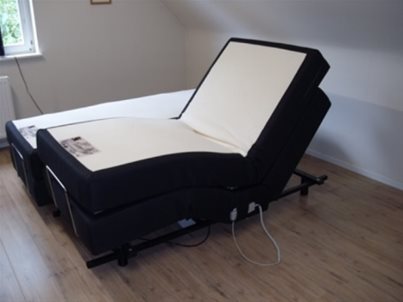 Electrisch verstelbare boxspring