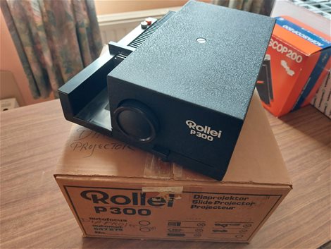 Diaprojector en toebehoren