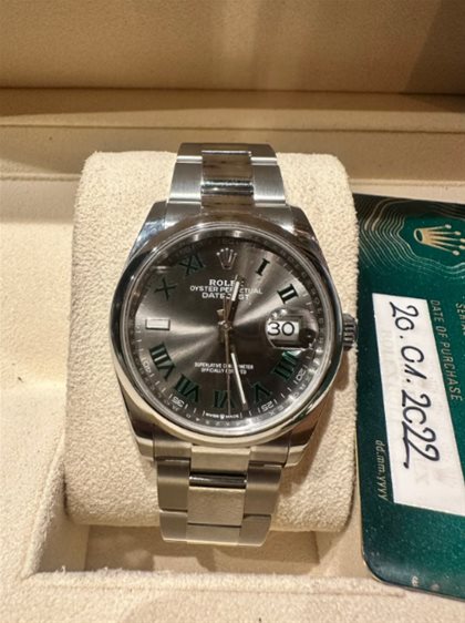 Rolex Datejust 126200 Wimbledon - Z
