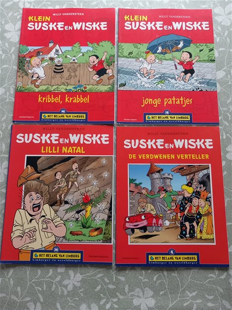 4 x Suske en Wiske strips ( nieuw )