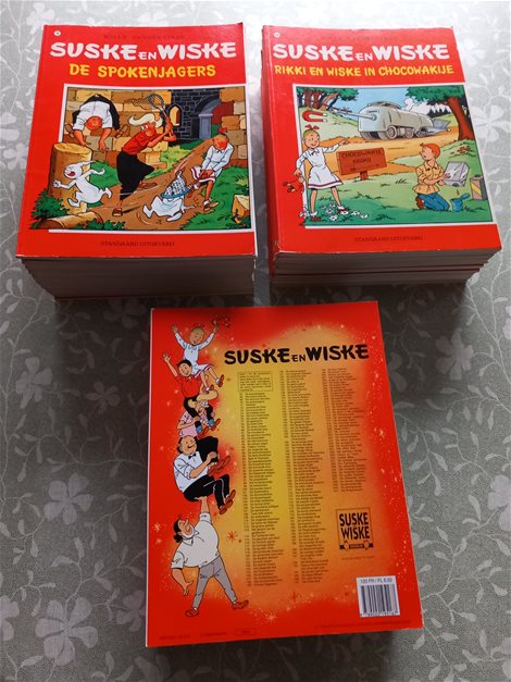 55 Strip boeken van Suske+Wiske