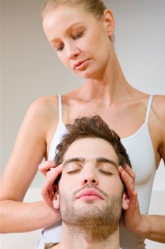 Massage van hoofd tot schouders
