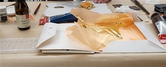 Ferm Kerkhoven: crea werken met bladgoud