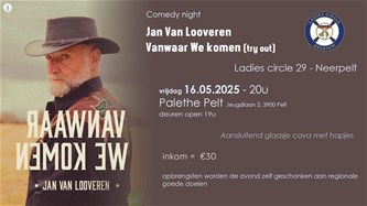 Jan Van Looveren, comedy for charity