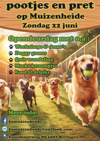 Pootjes en pret op muizenheide