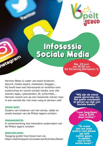 Lezing sociale media door Herman Maes