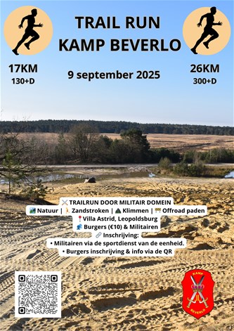 Trail run Kamp van Beverlo
