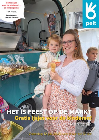 Feest op de zaterdagmarkt