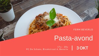 Pasta-avond Ferm Beverlo