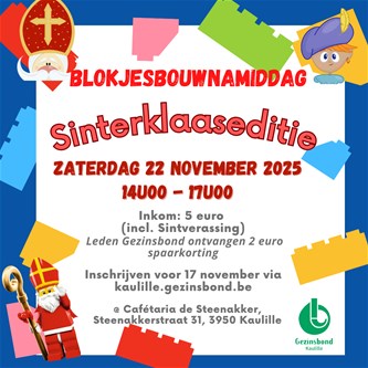 Blokjesbouwnamiddag
