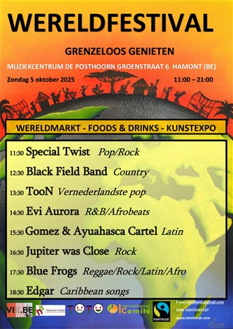 Wereldfestival Grenzeloos Genieten 2025