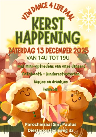 Kersthappening vzw Dance4Life Paal