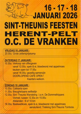 Sint-Theunisfeesten 2025