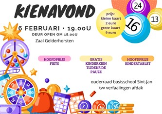 Kienavond ouderraad Basisschool Sint-Jan