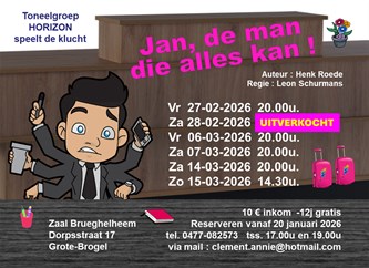 Klucht door Toneelgroep Horizon